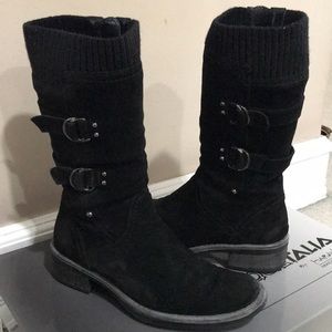 Aquatalia Black Suede Boot